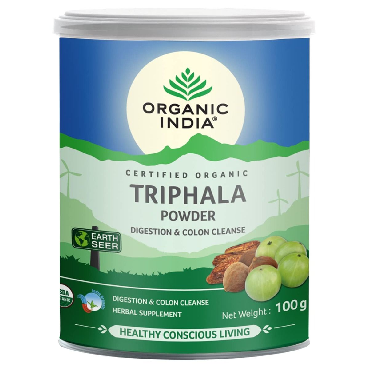 Organic India Triphala Powder, 100 gm Price, Uses, Side Effects