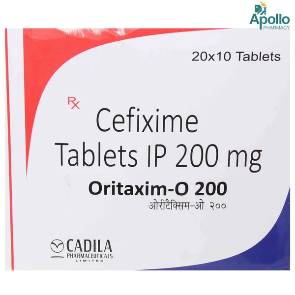 Oritaxim-O 200 Tablet 10's