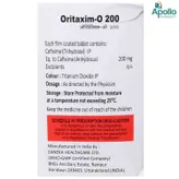 Oritaxim-O 200 Tablet 10's, Pack of 10 TABLETS