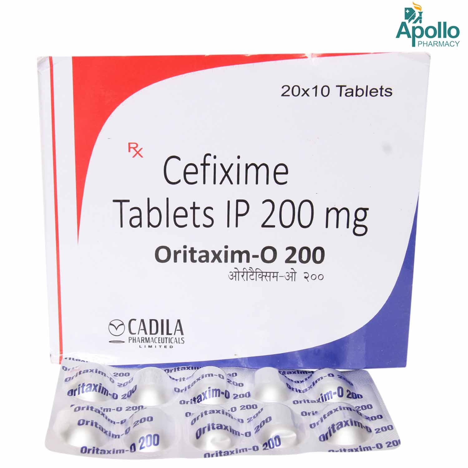 Oritaxim-O 200 Tablet 10's, Pack of 10 TABLETS Oritaxim-O 200 Tablet 10's, Pack of 10 TABLETS