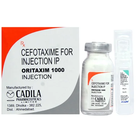 ORITAXIM INJECTION VIAL DRY 1GM