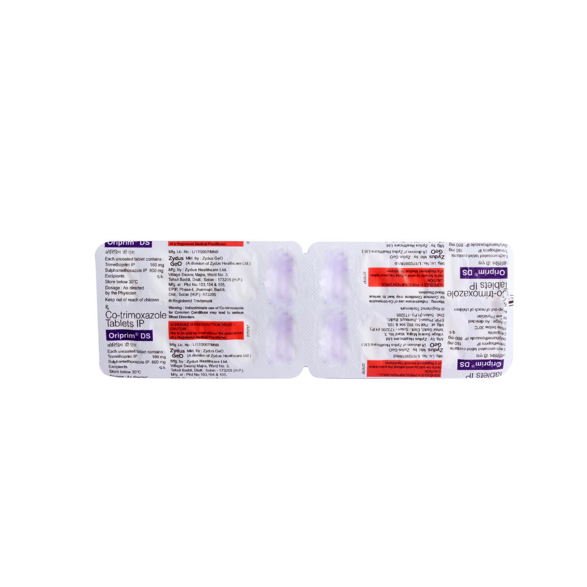 Oriprim Ds Tablet 10's, Pack of 10 TabletS Oriprim Ds Tablet 10's, Pack of 10 TabletS