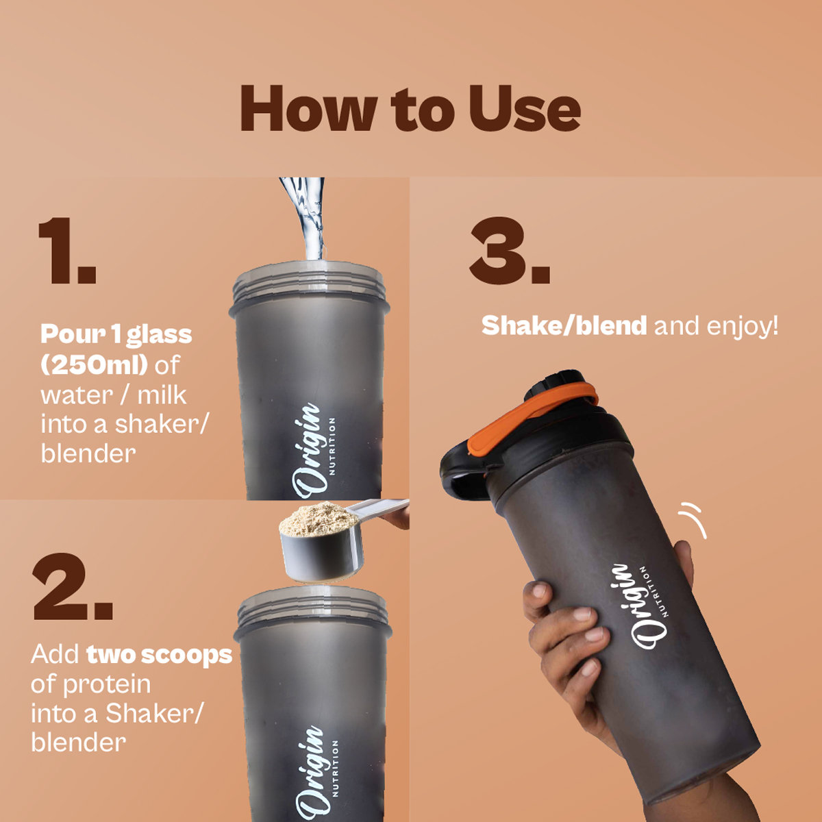 Origin Nutrition Daily Plant Protein Filter Coffee Flavour Powder, 810 gm, Pack of 1 Origin Nutrition Daily Plant Protein Filter Coffee Flavour Powder, 810 gm, Pack of 1