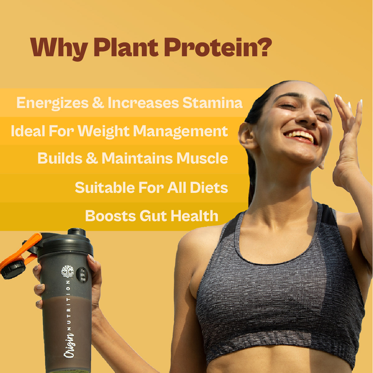 Origin Nutrition 100% Natural Daily Plant Protein Mango Mania Flavour Powder, 821 gm | 25gm Protein per Serving | No Added Sugar , Pack of 1 Origin Nutrition 100% Natural Daily Plant Protein Mango Mania Flavour Powder, 821 gm | 25gm Protein per Serving | No Added Sugar , Pack of 1