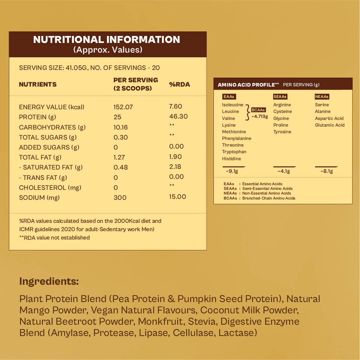 Origin Nutrition 100% Natural Daily Plant Protein Mango Mania Flavour Powder, 821 gm | 25gm Protein per Serving | No Added Sugar , Pack of 1 Origin Nutrition 100% Natural Daily Plant Protein Mango Mania Flavour Powder, 821 gm | 25gm Protein per Serving | No Added Sugar , Pack of 1