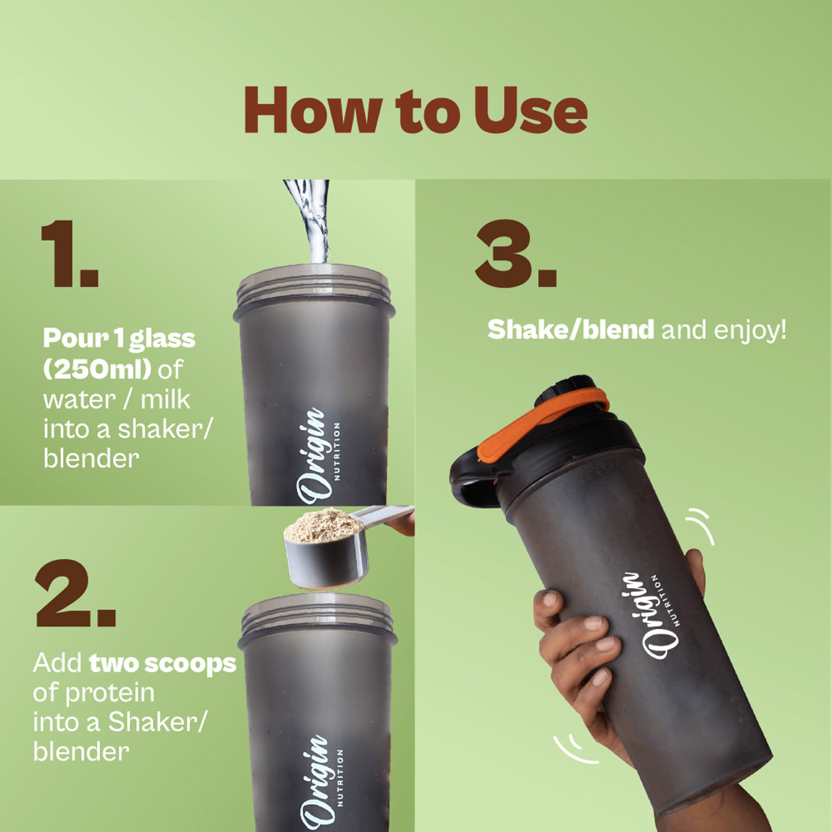 Origin Nutrition 100% Natural Daily Plant Protein Classic Unflavour Powder, 260 gm | 25gm Protein per Serving | No Added Sugar , Pack of 1 Origin Nutrition 100% Natural Daily Plant Protein Classic Unflavour Powder, 260 gm | 25gm Protein per Serving | No Added Sugar , Pack of 1