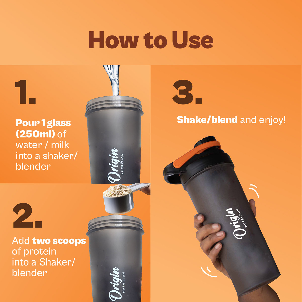 Origin Nutrition 100% Natural Daily Plant Protein Chocolate Fudge Powder, 286 gm | 25gm Protein per Serving | No Added Sugar , Pack of 1 Origin Nutrition 100% Natural Daily Plant Protein Chocolate Fudge Powder, 286 gm | 25gm Protein per Serving | No Added Sugar , Pack of 1