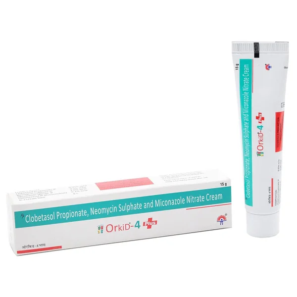 Orkid 4 Plus Cream, 15 gm, Pack of 1 Cream