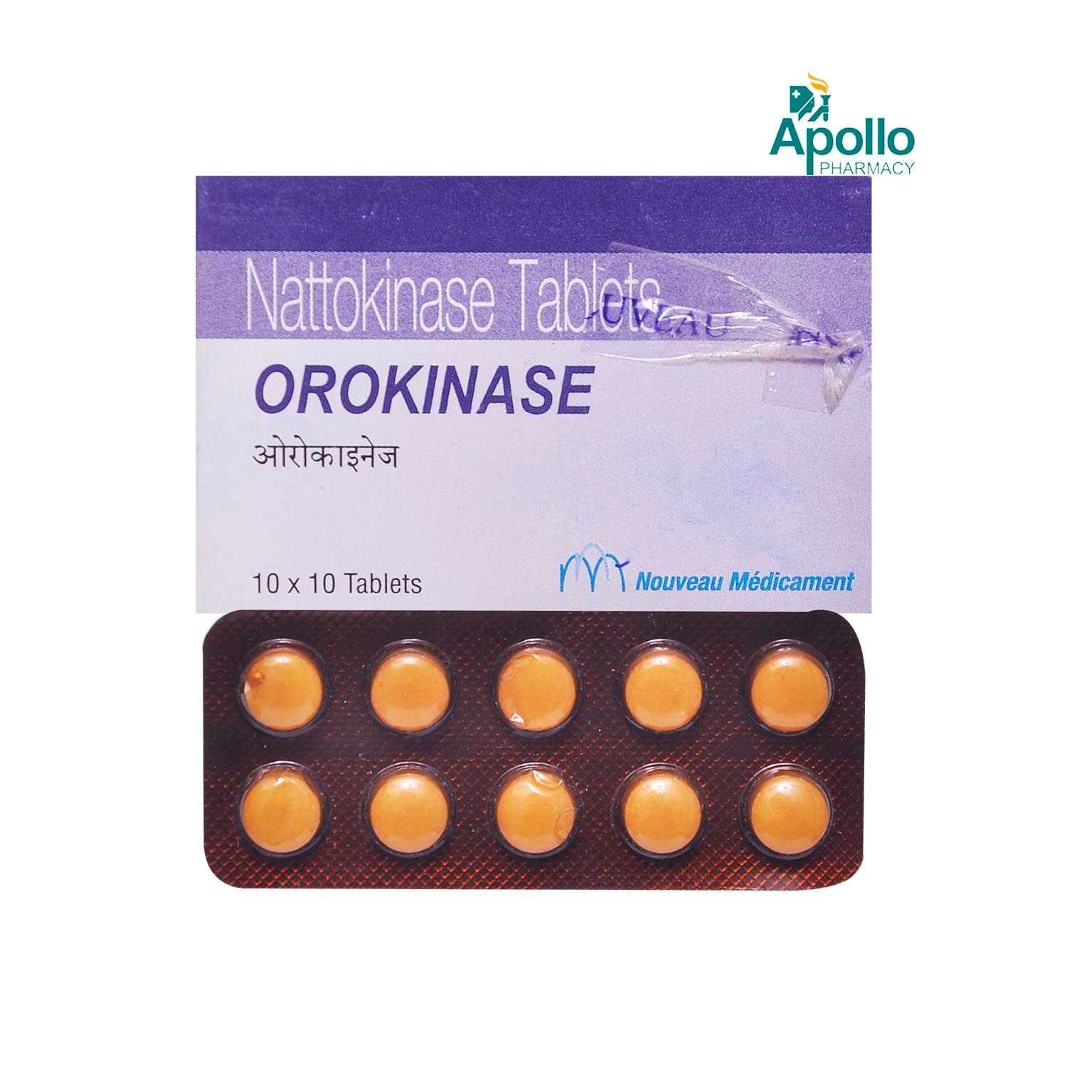 Buy Orokinase Tablet 10's Online