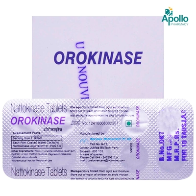 Orokinase Tablet 10's, Pack of 10 TABLETS