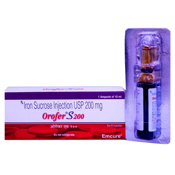 Orofer S 200 Injection 10 ml, Pack of 1 INJECTION