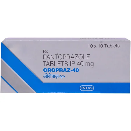 Oropraz 40 mg Tablet 10's