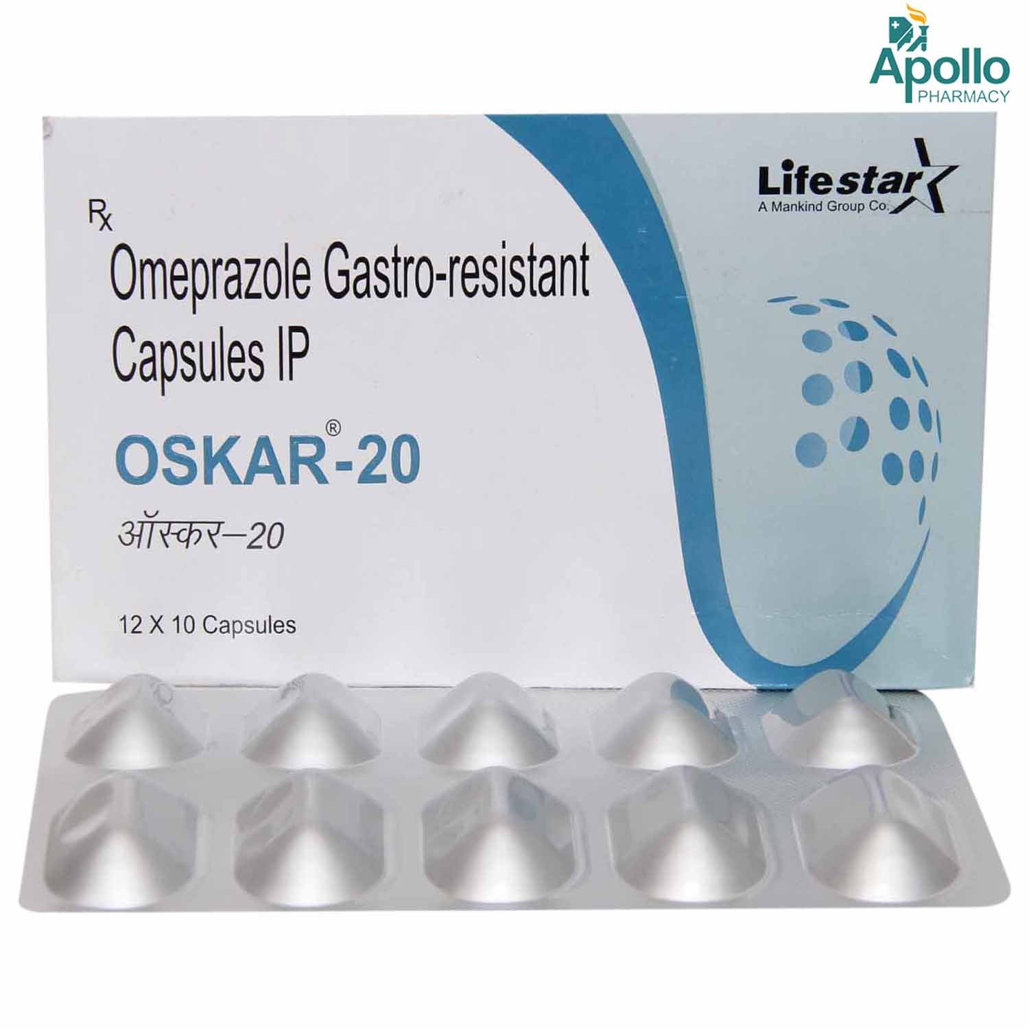 Oskar 20 mg Tablet 10's, Pack of 10 TABLETS Oskar 20 mg Tablet 10's, Pack of 10 TABLETS