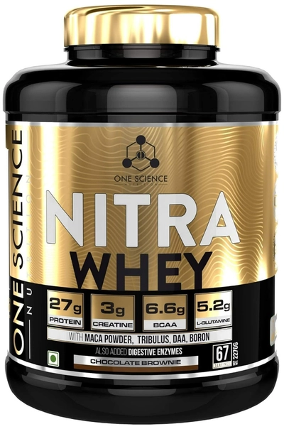 One Science Nutrition (OSN) Nitra Whey Protien Chocolate Brownie Flavour Powder, 2.27 kg, Pack of 1