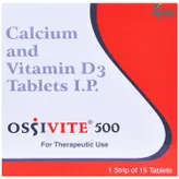 Ossivite 500 Tablet 15's, Pack of 15 TabletS