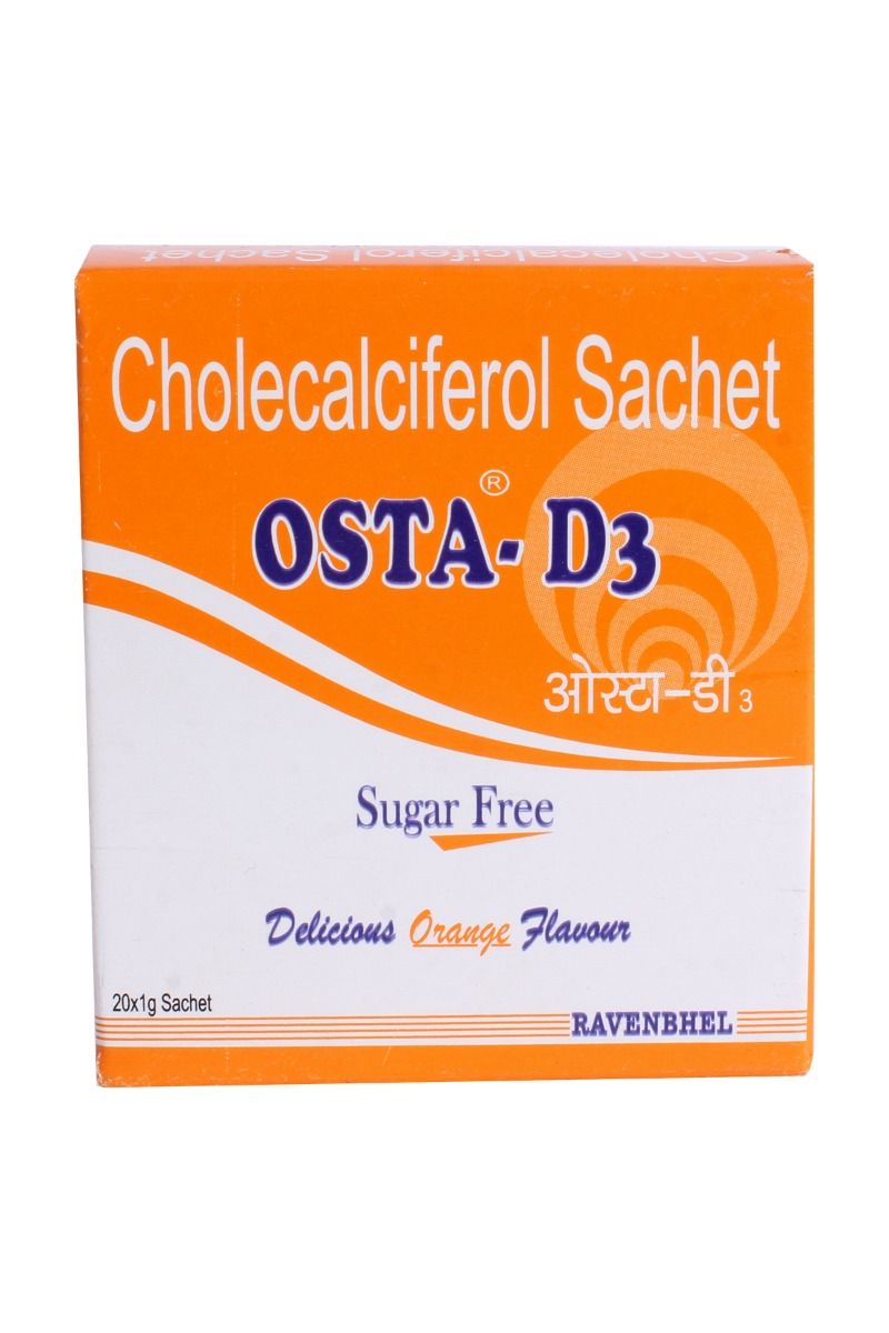 Osta D3 Sachet 1 gm Price, Uses, Side Effects, Composition Apollo Pharmacy