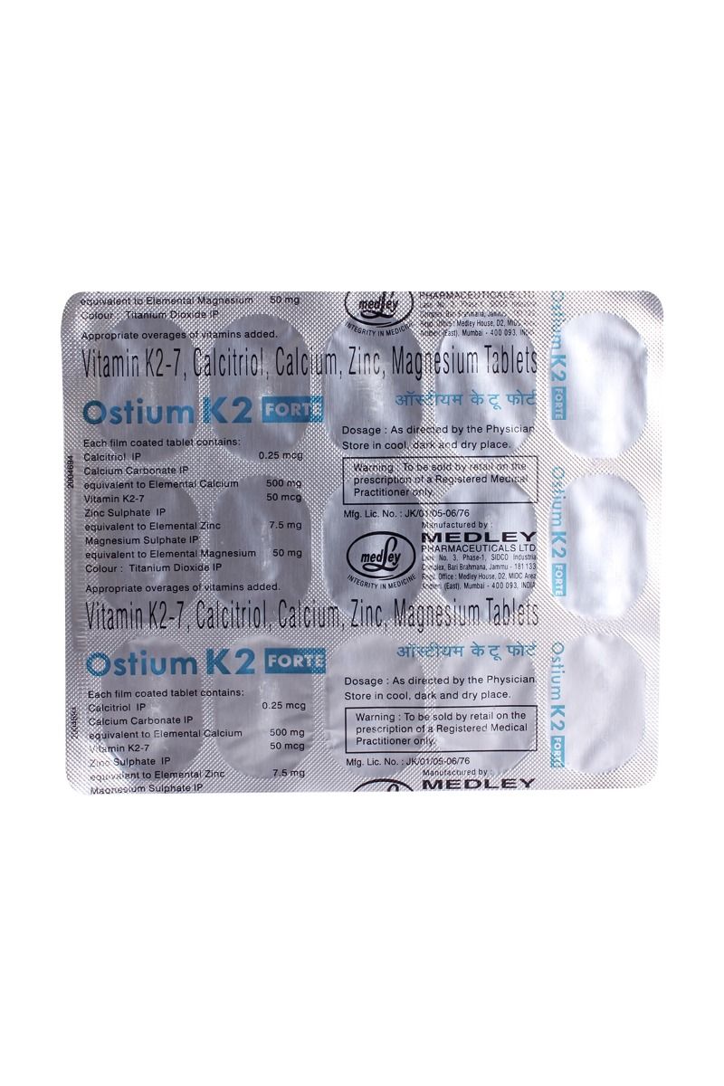 Buy Ostium K2 Forte Tablet 10's Online