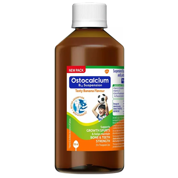 Ostocalcium Syrup 200 ml, Pack of 1