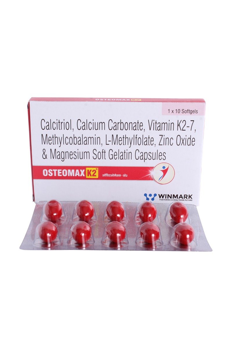 Osteomax-K2 Capsule 10's, Pack of 10 Osteomax-K2 Capsule 10's, Pack of 10
