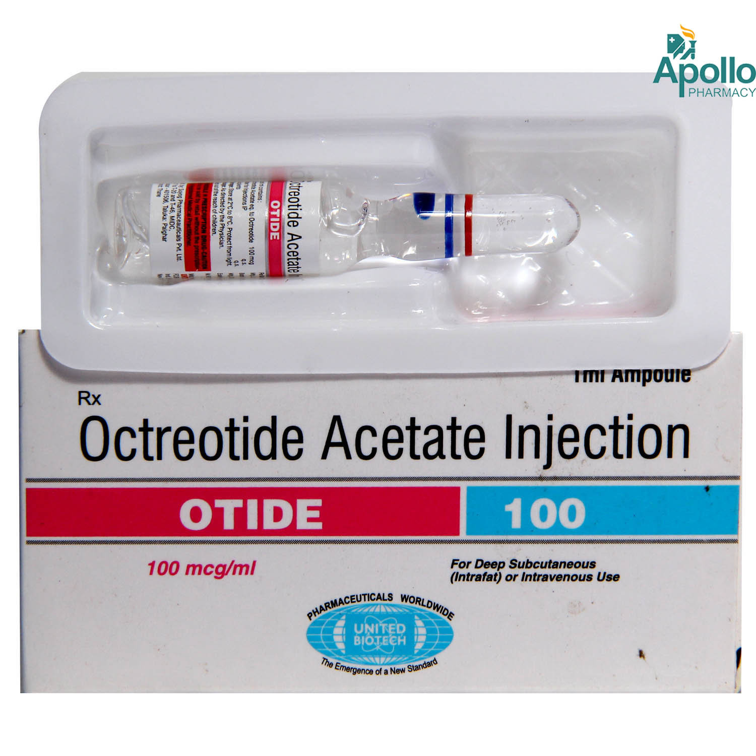 OTIDE 100MG INJECTION, Pack of 1 Injection OTIDE 100MG INJECTION, Pack of 1 Injection