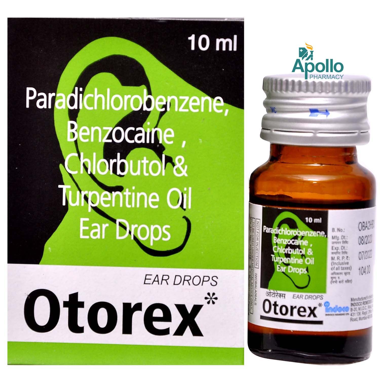 Otorex Ear Drops 10 ml Price, Uses, Side Effects, Composition Apollo