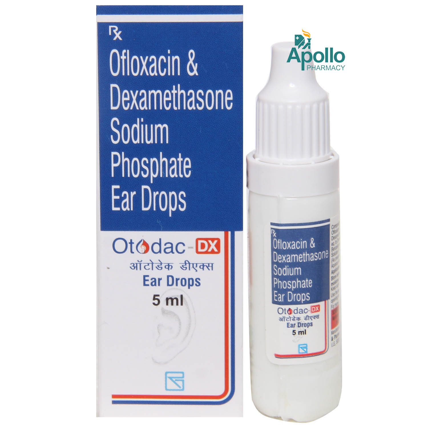 Otodac DX Ear Drops 5 ml, Pack of 1 EAR DROPS Otodac DX Ear Drops 5 ml, Pack of 1 EAR DROPS