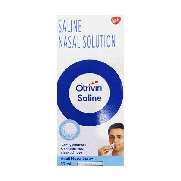 Otrivin Saline Adult Nasal Spray, 10 ml, Pack of 1 NASAL SPRAY Otrivin Saline Adult Nasal Spray, 10 ml, Pack of 1 NASAL SPRAY