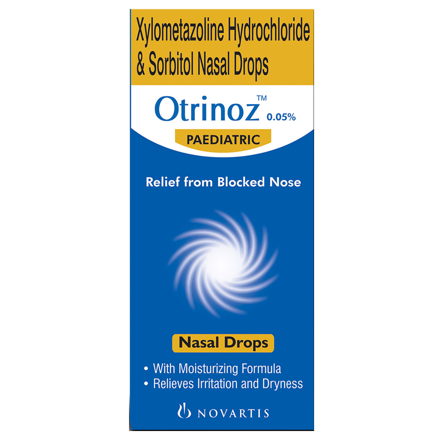 Buy Otrinoz 0.05% Paediatric Nasal Drops 10 ml Online