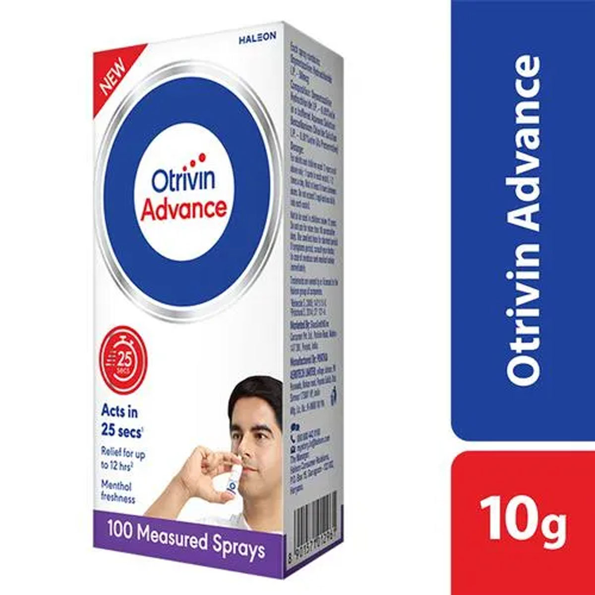 Otrivin Advance Adult Nasal Spray, 10 gm, Pack of 1 Otrivin Advance Adult Nasal Spray, 10 gm, Pack of 1