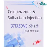 OTTAZONE SB 1.5GM INJECTION, Pack of 1 Injection