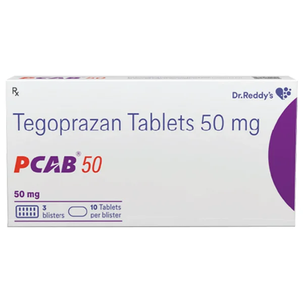 PCAB 50mg Tablet 10’s , Pack of 10