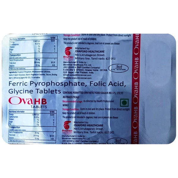 Ovahb Tablet 10's, Pack of 10