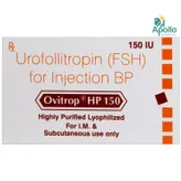 OVITROP HP 150IU INJECTION, Pack of 1 INJECTION