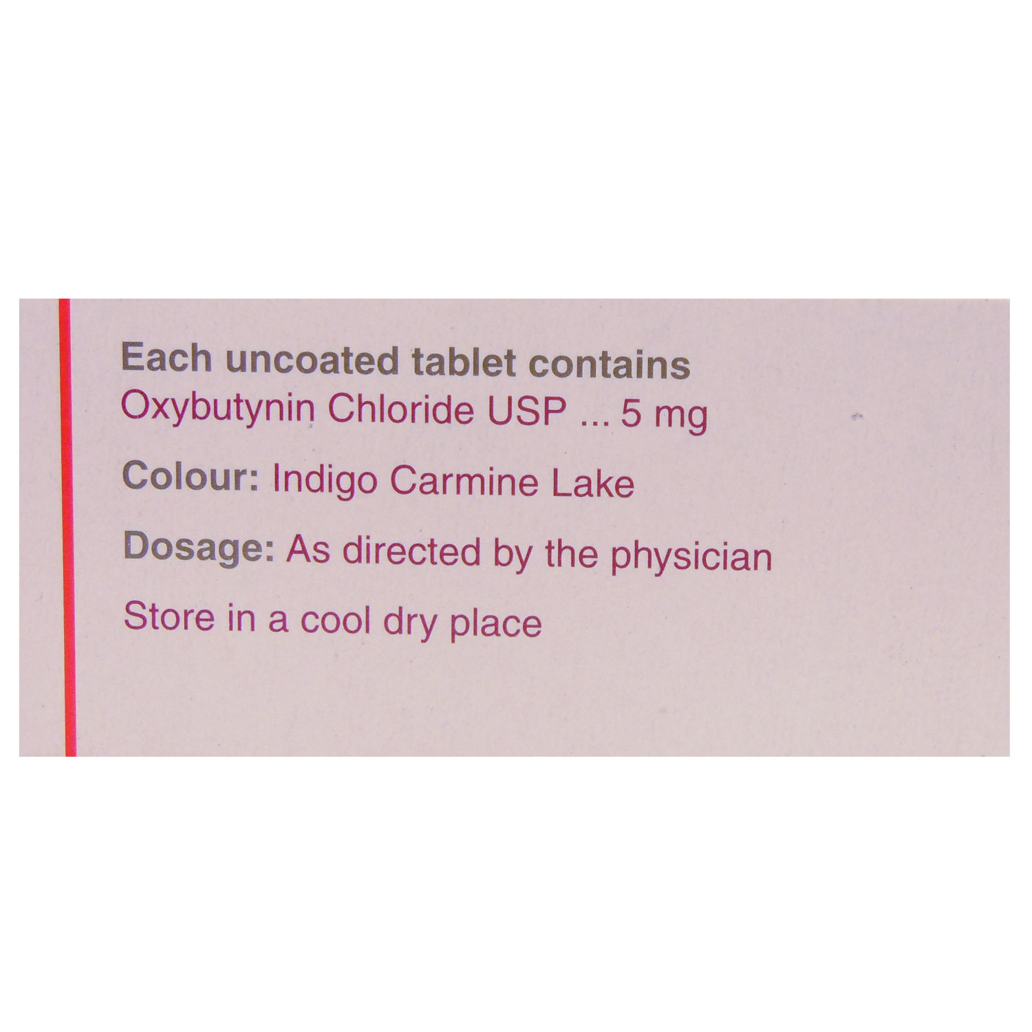 Oxyspas 5 Tablet 10's, Pack of 10 TABLETS Oxyspas 5 Tablet 10's, Pack of 10 TABLETS