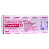 Oxyspas 5 Tablet 10's, Pack of 10 TABLETS