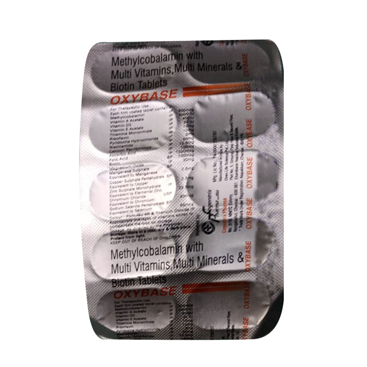 Oxybase Tablet 10's, Pack of 10 Oxybase Tablet 10's, Pack of 10