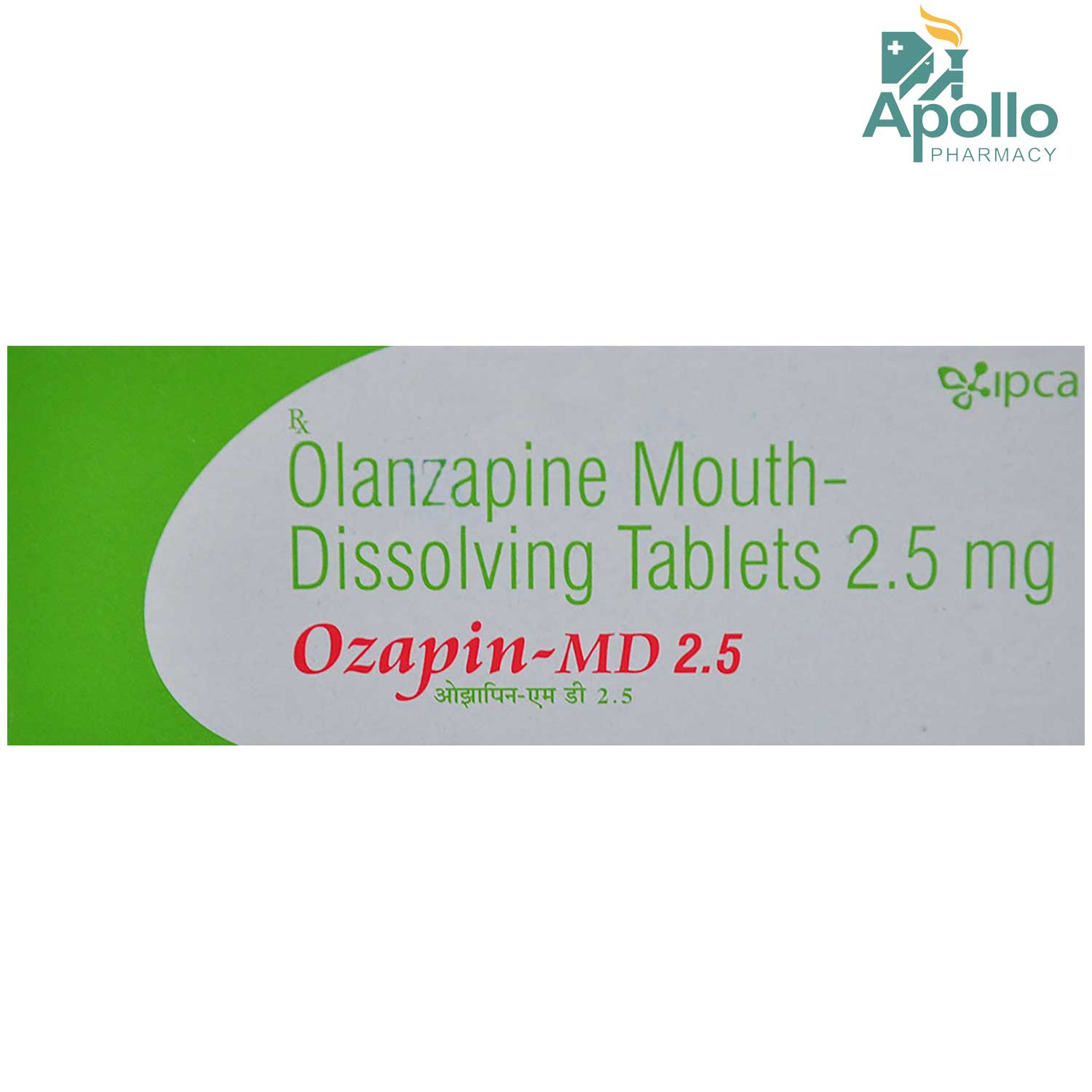 Buy Ozapin-MD 2.5 Tablet 10's Online