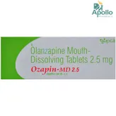 Ozapin-MD 2.5 Tablet 10's, Pack of 10 TABLETS