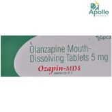 OZAPIN MD 5MG TABLET, Pack of 10 TABLETS