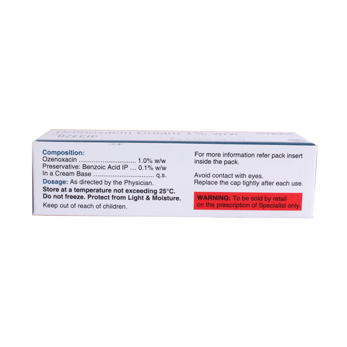 Ozecip Cream 5 gm, Pack of 1 CREAM Ozecip Cream 5 gm, Pack of 1 CREAM