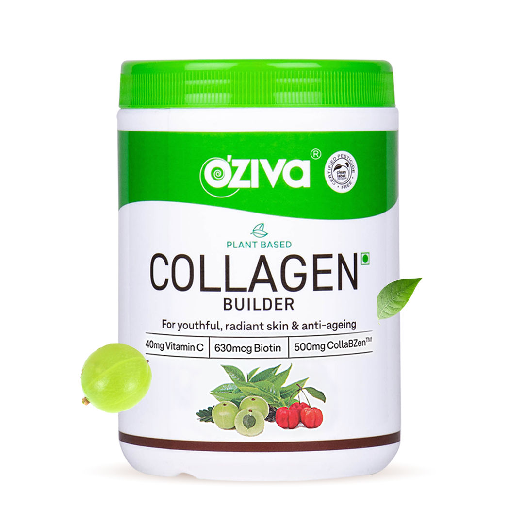 Buy OZiva Collagen Builder Powder, 250 gm Online
