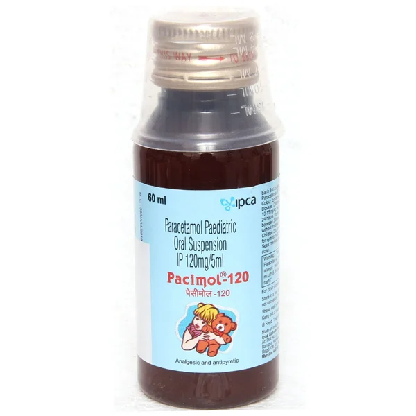 Pacimol 125 mg Oral Suspension 60 ml, Pack of 1 Oral Suspension