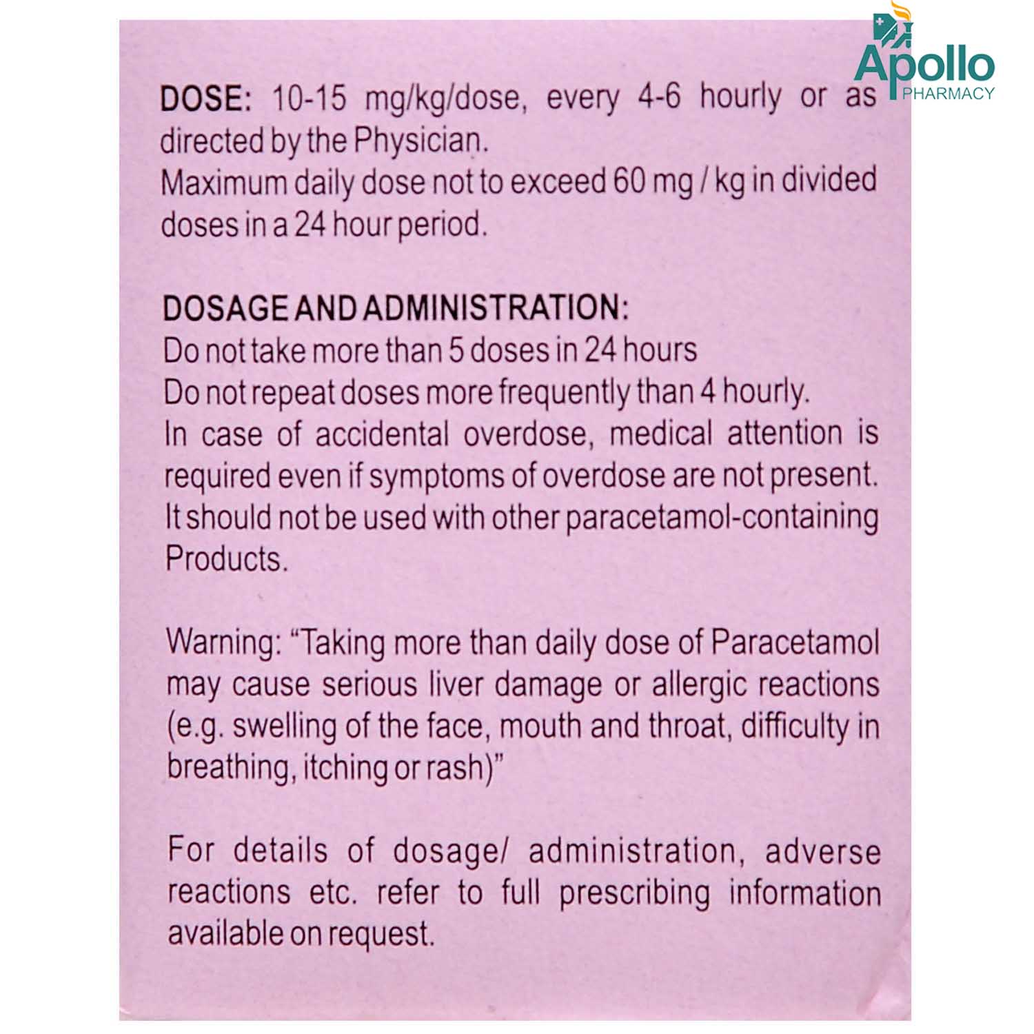 Pacimol Drops 15 ml, Pack of 1 Oral Drops Pacimol Drops 15 ml, Pack of 1 Oral Drops