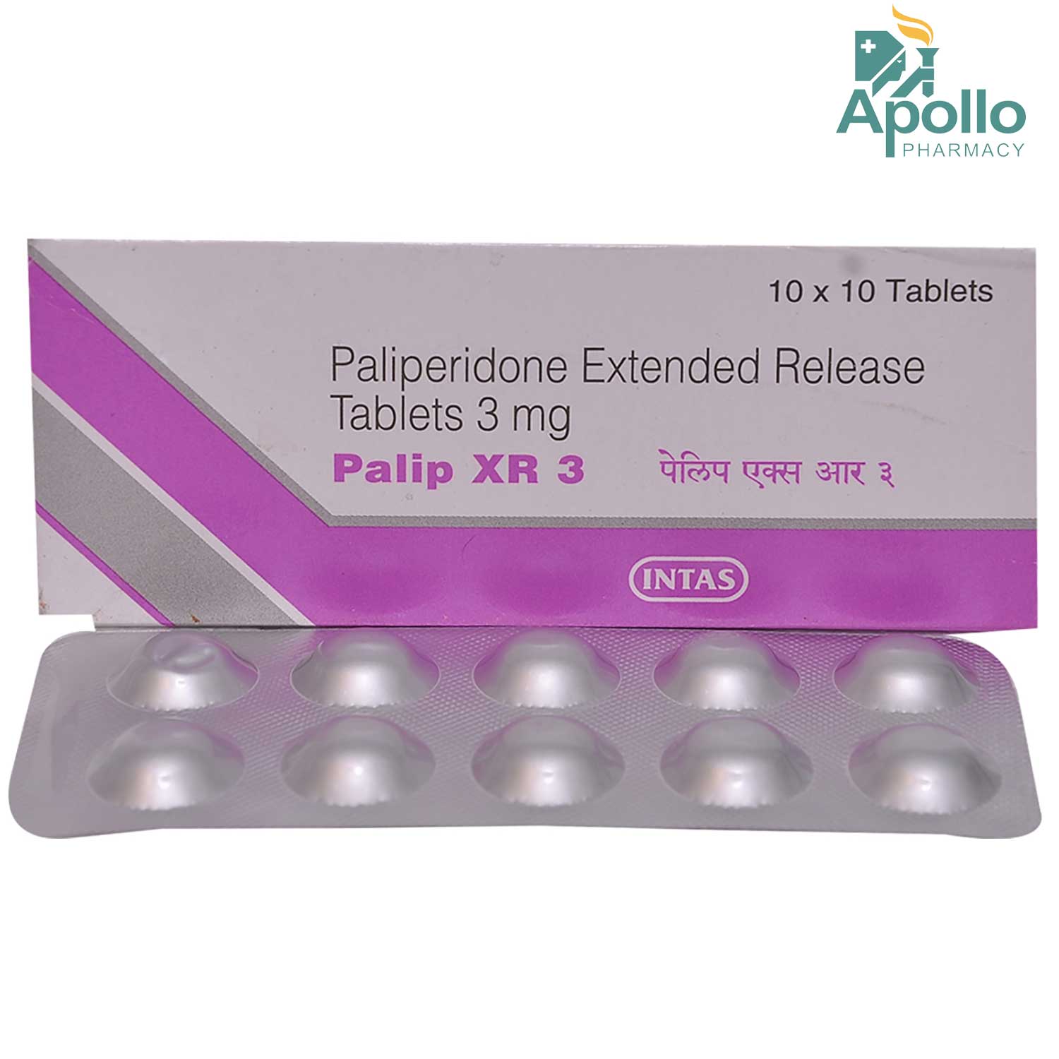 Palip XR 3 Tablet 10's, Pack of 10 TabletS Palip XR 3 Tablet 10's, Pack of 10 TabletS