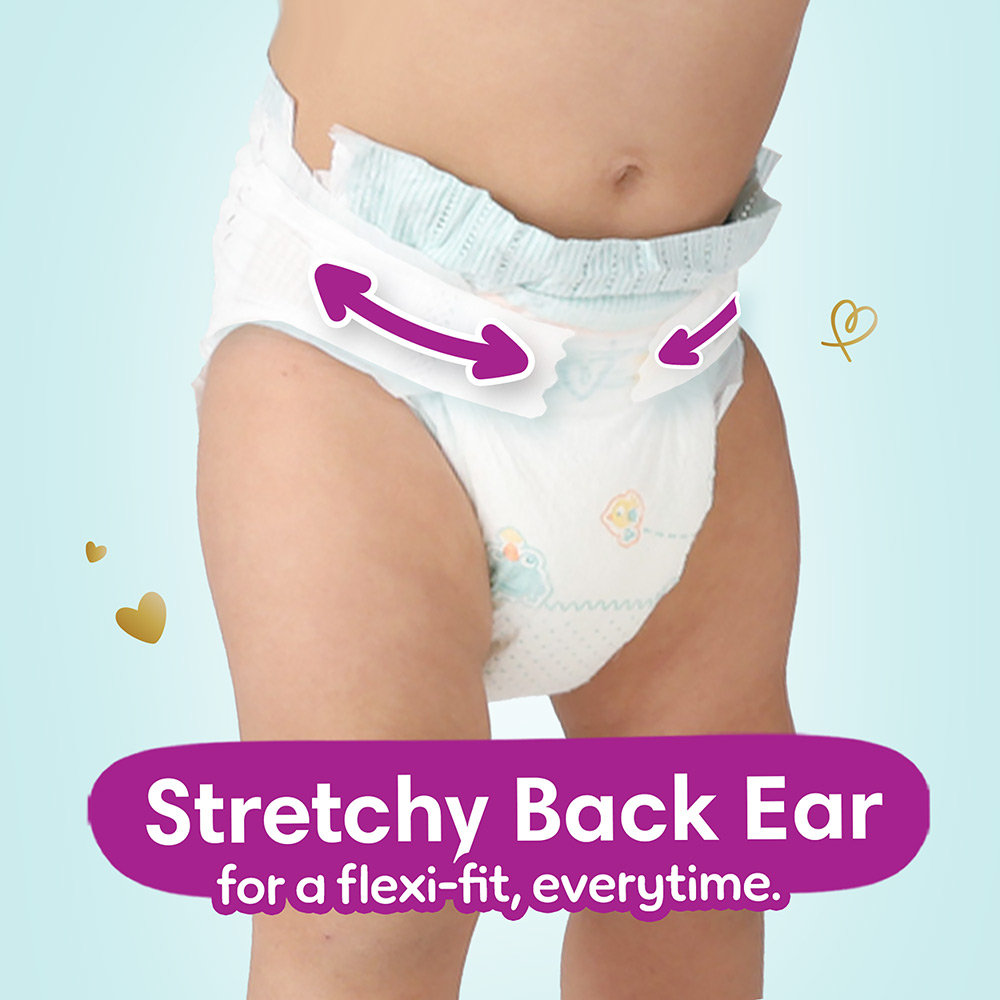 Pampers Active Baby Taped Diapers Medium, 62 Count, Pack of 1 Pampers Active Baby Taped Diapers Medium, 62 Count, Pack of 1