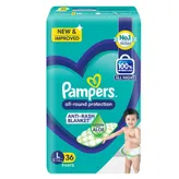 Pampers All-Round Protection Diaper Pants Large, 36 Count, Pack of 1