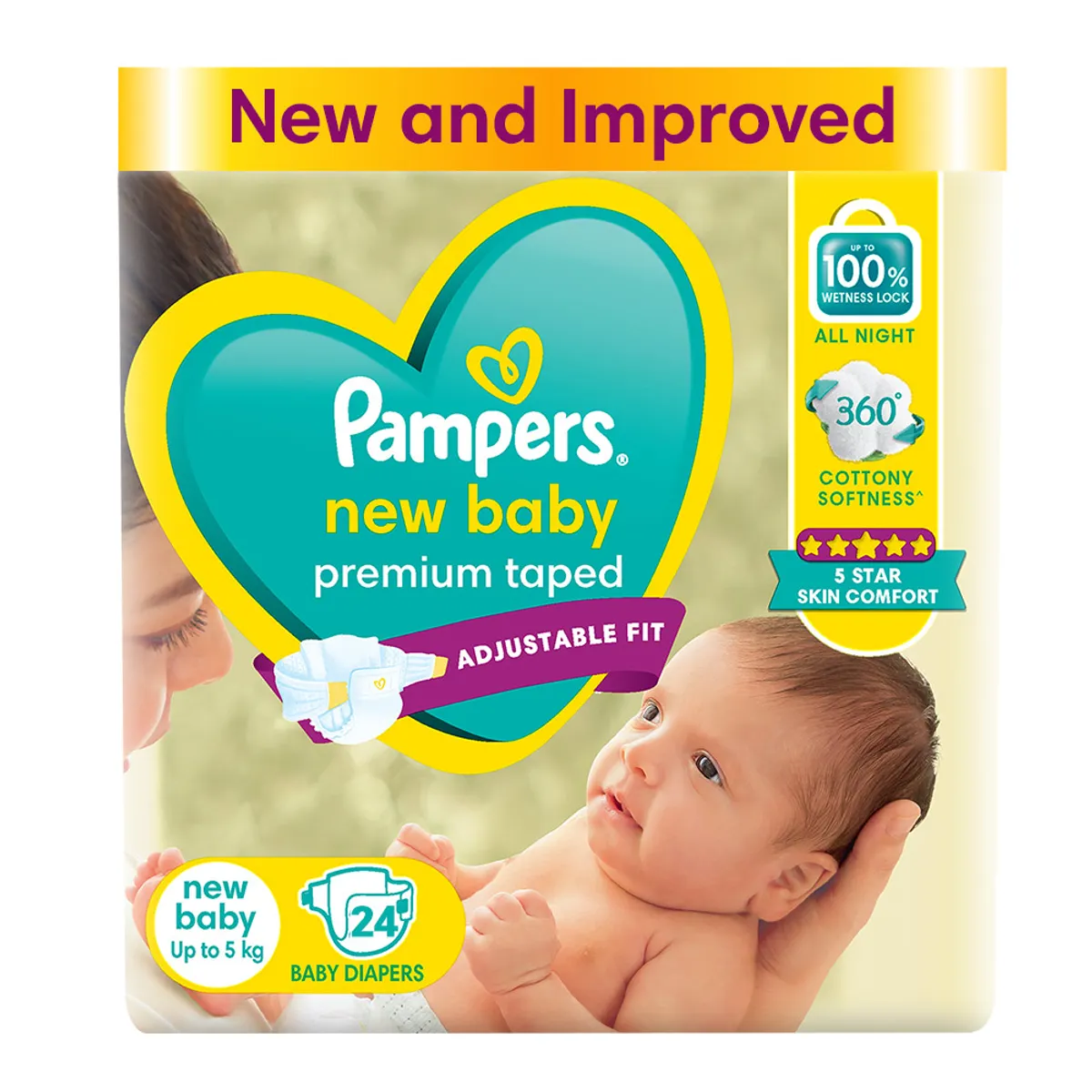 Pampers Happy Nappy Newborn Buy Pampers Premium New Baby Taped