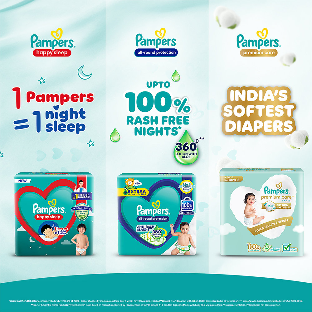Pampers All-Round Protection Diaper Pants XL, 7 Count, Pack of 1 Pampers All-Round Protection Diaper Pants XL, 7 Count, Pack of 1