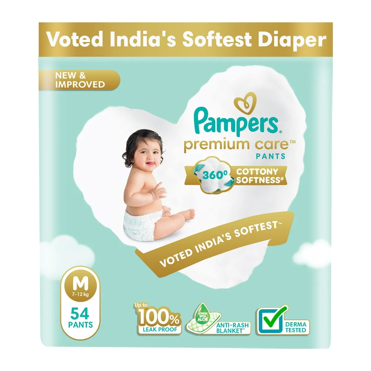 Buy Pampers Premium Care Diaper Pants Medium, 54 Count 19