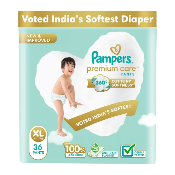 Pampers Premium Care Diaper Pants XL, 36 Count, Pack of 1